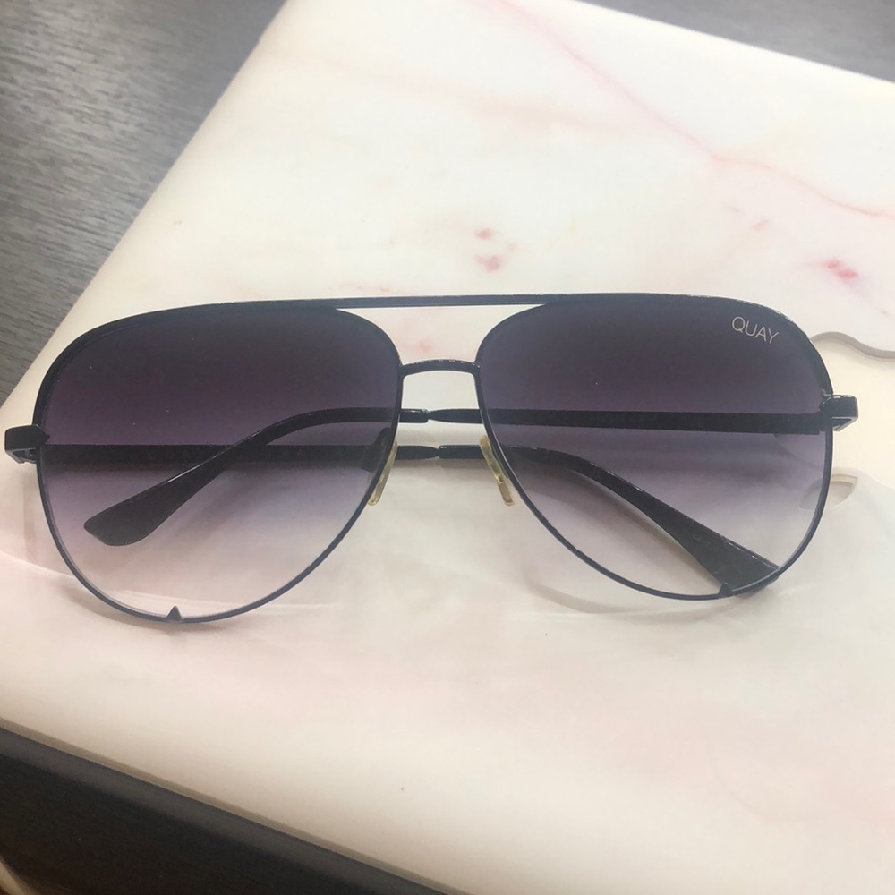 Quay Australia black fade sunglasses